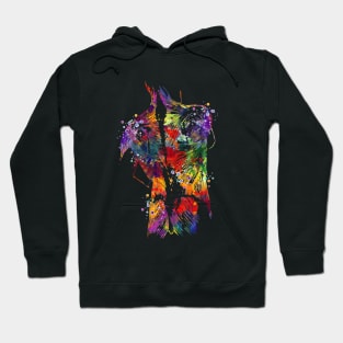 Human Back With Muscles Colorful Watercolor Gift Hoodie